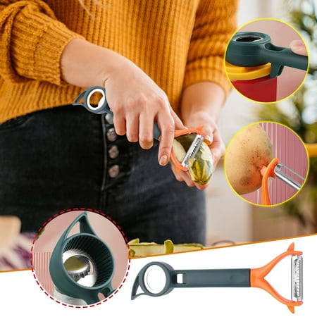

LnjYIGJ Home & Kitchen Kitchen Seven In One Multifunctional Peeler Bottle Opener Vegetable Melon And Fruit Wine Bottle Opener