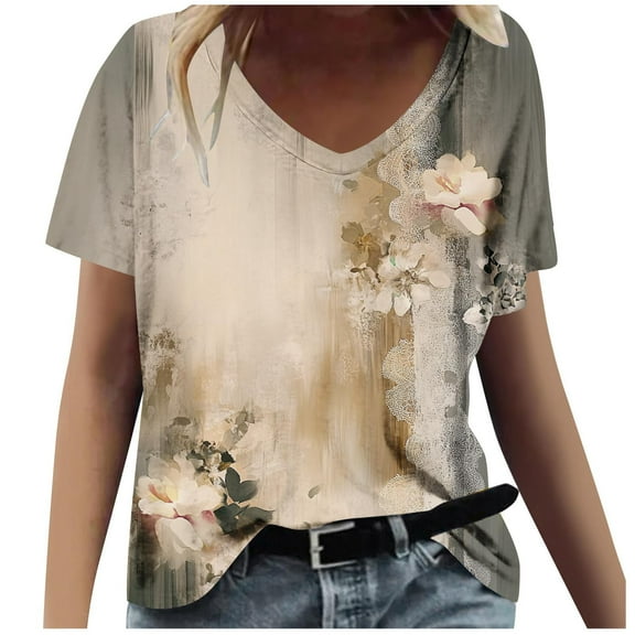 Cilsoka Womens Shirts Dressy Casual Summer Dressy Tops for Women Plus Active Tank Tops for Women With Built In Bra Blouses for Women Casual Plus Size