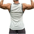 thumbnail image 2 of LADIGASU Men's Round Neck Sleeveless T-shirt Sports Casual, 2 of 5