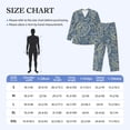 thumbnail image 2 of Mens Pajamas Set, Paisley Print No.J97 Button Down Long Sleeve Loungewear Sleepwear Pjs sets for Men, 2 of 5