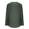 thumbnail image 5 of Women Loose Ribbed Knit Sweatshirt Lightweight Long Sleeve Pleated Pullover Sweater Fall Dressy Casual Soft Knitted Blouses Tops, 5 of 5