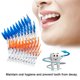 thumbnail image 2 of 80 Unids / caja Hilo Dental Cepillo Interdental Dientes Stick Palillo de Dientes de Silicona Suav CACAGOO Cepillos interdentales, 2 of 5