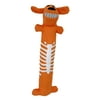 Multipet Loofa Halloween Skelton Dog Toy, Orange