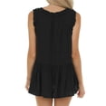 thumbnail image 2 of TAIAOJING T-shirt For Women Sleeveless V Neck Tops Summer Plus Size Loose Tunic Blouse Tops For Two Layer Chiffon Shirt Casual Tops, 2 of 5