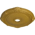 thumbnail image 3 of Ekena Millwork 27 1/2"OD x 3 7/8"ID x 2 1/4"P Heaton Ceiling Medallion (Fits Canopies up to 6 1/2"), Hand-Painted Pharaohs Gold, 3 of 6