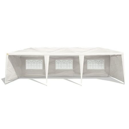 - PALM SPRINGS 10' x 30' Party Tent Wedding Canopy Gazebo Pavilion w/ 5 Side Walls