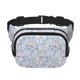 thumbnail image 1 of Fotbe Blue Butterfly Cangurera Cuadrada con Estampado de Doble Capa, Bolsa de Cintura Ajustable Mini para Hombres y Mujeres, 1 of 9