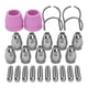 thumbnail image 1 of Consumibles para Antorcha de Corte de Plasma -60, Accesorios para Cortadora de Plasma 040 SG-55 -60 WSD-60 para CUT55/CUT55PRO, 24 Piezas, 1 of 6