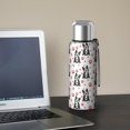 thumbnail image 5 of 20 Oz Boston Terrier Puppy Dog Coffee Tumbler Double Wall Insulated Stainless Steel Water Bottle | Metal Reusable Thermoses Flask with Cup Cap | Leak & Sweat Proof with Anti-Dust Lid, 5 of 7