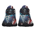 thumbnail image 5 of Nurse American flag Shoes Sneakers for Women Men Black Size 6, 5 of 7