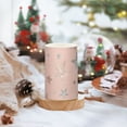 thumbnail image 5 of Rose Gold Glitter Stars Flickering Flameless Candles LED Tealight Battery Operated with Remote Set of 2 Holiday Decor Ornaments, 5 of 7
