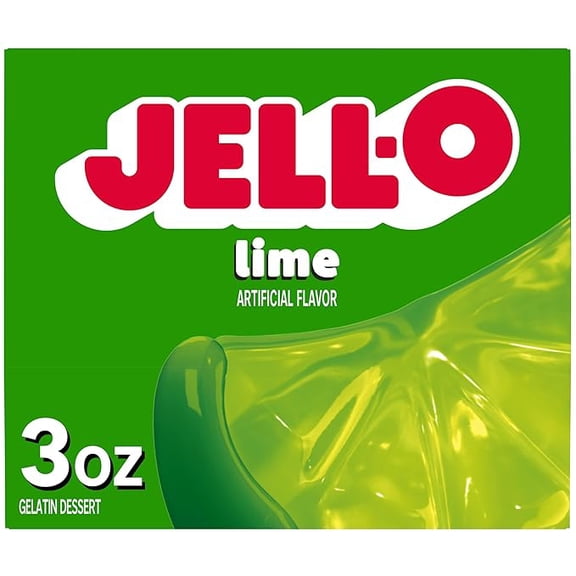 Pack of 2 Jell-O Lime Gelatin Dessert Mix, 3 oz Box