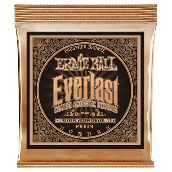 Ernie Ball Everlast Coated Phosphor Bronze Acoustic Guitar Strings
