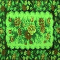 thumbnail image 1 of Ahgly Company Indoor Square Persian Green Traditional Area Rugs, 7' Square, 1 of 1