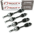 thumbnail image 2 of 4 pc Sixity XT Front Rear Left Right Axle compatible with Polaris Sportsman 800 2009 - A09CL76AA 6X6, 2 of 3