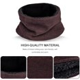 thumbnail image 4 of Vbiger Winter Beanie Hat Scarf Touchscreen Gloves Set for Men and Women, Beanie Gloves Neck Warmer Set with Warm Knit Fleece Lined, Wine Red, 4 of 10