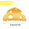 thumbnail image 4 of WEIWEIGG Hair Clips, Yellow Cheese, Nonslip Jaw Clips, Strong Hold Hair Accessories Without Pulling Or Snagging, Durable Plastic, Sturdy, 4 of 8
