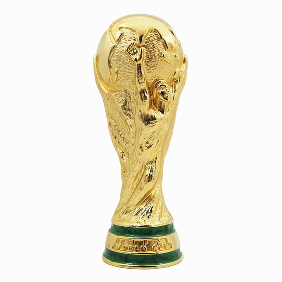 Gold Plated Resin World Cup Trophy, 13.5 inches, 9 lbs, Trophies & Awards