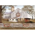 thumbnail image 5 of American Star Quilt Block Barn by Billy Jacobs Printed Art Wood Multi-Color, 5 of 5