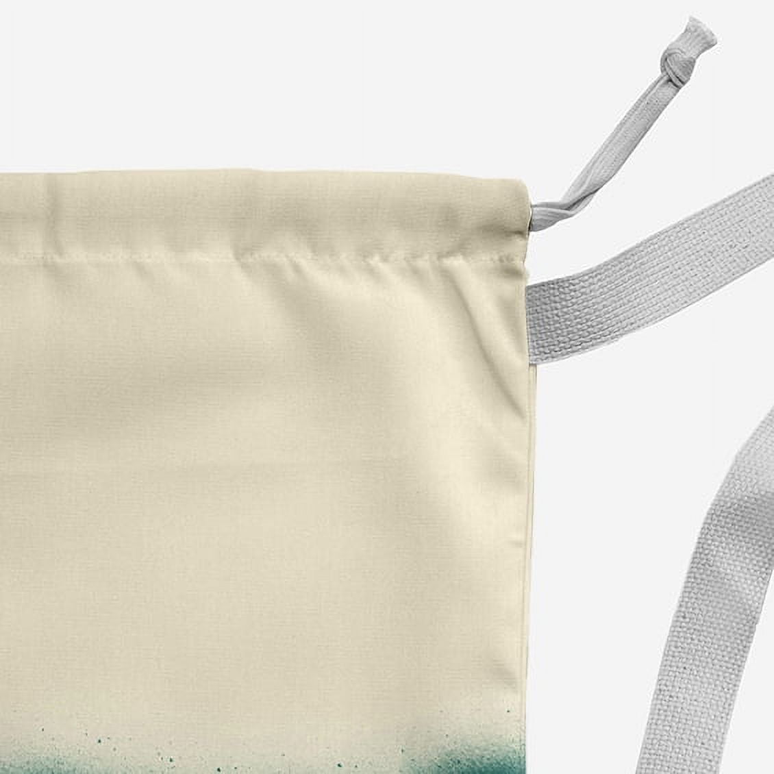 Simply Daisy Dip -Dye 18 x 29 in Teal Laundry Bag