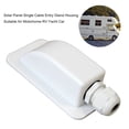 thumbnail image 1 of Single Cable Entry Gland Box Solar Panel Roof Wire Entry Gland Box Cable Suitable for Motorhome RV Yacht Car, 1 of 7