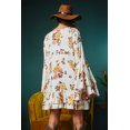 thumbnail image 3 of Ushdele Elegant Floral Maxi with Ruffle Charm — V-neck, High Waist, Tiered Ruffles, 3 of 8