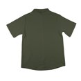 thumbnail image 4 of Swanpen Men's Linen Shirts Short Sleeve Casual Shirts Button Down Shirt for Men Beach Summer Wedding Shirt,Army Green, 4 of 4