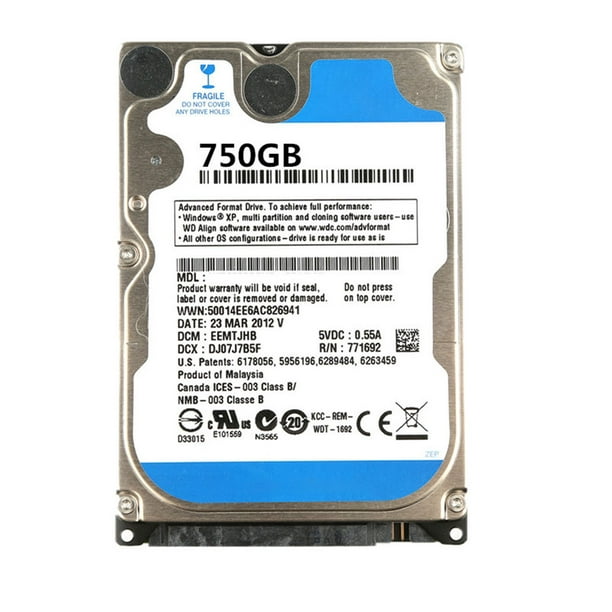PC Hard Drive HDD 5400rpm Cache SATA 2.5