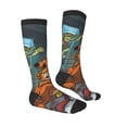 thumbnail image 4 of Lsque Scooby-Doo Printed Crew Socks Men's Women's LightWeight Thin Casual Calf Socks ,Knee High Socks,Cotton Socks, 4 of 9