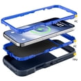 thumbnail image 6 of Heavy Duty Hybrid Defender Rugged Case for iPhone 17 Pro Max with Holster Belt Clip - Black/Orange, 6 of 6