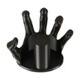 thumbnail image 1 of Toilet paper holder, toilet paper holder, handshaped, modern organizer, stylish hotel, black, compact paper storage shelf, decor, 1 of 5