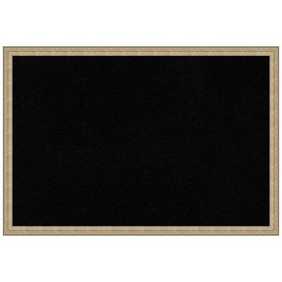 Amanti Art Black Cork Board Framed Paris Champagne Bulletin Board 38 in. x 26 in.