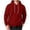 24# Red, variant on Hoodies for Men Oversized Fleece Lined Sweatshirt Drawstring Casual Hoodie Fall Hooded Pullover with Arm Pocket Dark Green 3XL