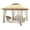 Beige+Khaki, variant on Accreate Portable Pop Up Gazebo Tent with UV Protection and Mosquito Netting - Patio Shelter for Parties and Camping