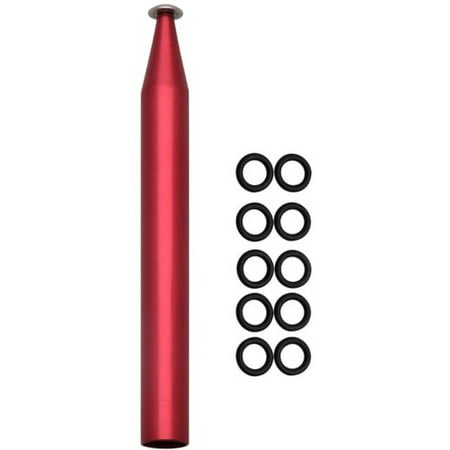 UPC: 0047708747875 | Eagle Claw TWRR Wacky Worm Fishing Tool 1/2  Red 10 Black O-Rings