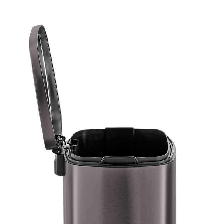 Modern Stainless Spill-Proof Trash Can  12-Liter (3.2-Gallon) Open To –  Primo Supply l Curated Problem Solving Products