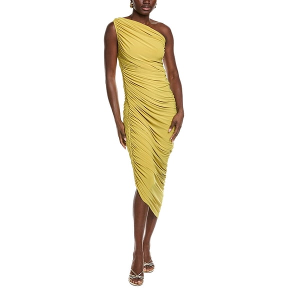 Norma Kamali womens Diana Gown, S/36, Yellow