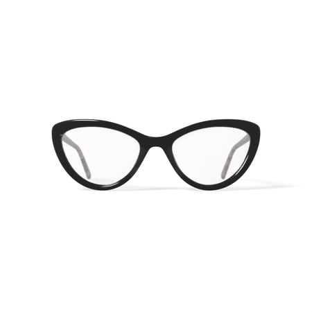 Christian Siriano Women's Marlena Cat Eye Prescription Eyeglasses with Case, Black