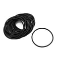 thumbnail image 2 of 20Pcs Black 45mm Dia 2mm Thickness Nitrile Rubber O Ring NBR Sealing Grommets, 2 of 4