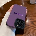 thumbnail image 6 of Love Heart Purple Trendy Simple Design Personalized Silicone Case Compatible with iPhone Case (iPhone 11), 6 of 6