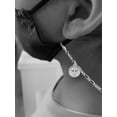 thumbnail image 2 of Silvertone Botonee Cross - Round Seal Silvertone Face Mask Necklace, 2 of 2