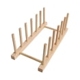 thumbnail image 1 of Inteprter Soporte duradero para tapa de olla de cocina, fácil de instalar y mantener, estantes de almacenamiento elegantes para olla de cocina Cocina y Comedor 6 rejillas, 1 of 6