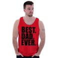 thumbnail image 4 of Cool Father's Day Best Dad Ever Mens Big & Tall Graphic Tank Top Brisco Brands 3X, 4 of 5