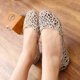 thumbnail image 5 of Verano Hollow Out Bird's Nest Sandalias Zapatos de gelatina de cristal brillante Zapatos con agujeros planos Zapatos de playa, 5 of 5