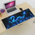 thumbnail image 3 of Galaxy Fire Blue Dragon Mouse Pad XL Extended Desk Mat, Non Slip Rubber Base Stitched Edge Gaming Pc Desktop Large Mice Pad,31.5 X 11.8 Inch, 3 of 6