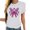 White, variant on Sexlip Breast Cancer Shirts for Women Breast Cancer Awareness Shirt Cancer Care Gifts Short Sleeve Tee Top Pink XXXL