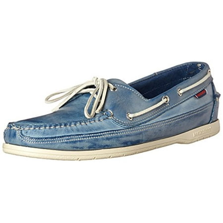 Sebago - Sebago Men's Schooner Oxford, Blue Waxy Leather, 7.5 M US/D - Walmart.com