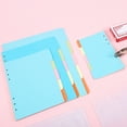 thumbnail image 6 of LABSERRON Notebook Paper Divider Sky-Blue for School Use 5Pcs 8.7X6X1In, 6 of 8