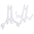 thumbnail image 4 of Bgsha 5pcs Transparent Folding Tray Bracket Rack Multi-purpose Ornaments Craft, 4 of 10