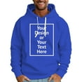 thumbnail image 5 of ZHOUCHANKIDS Mens Zip Up Hoodie Long Sleeve Full Zip Hooded Sweatshirt Pullover with Pocket Blue XXL, 5 of 5